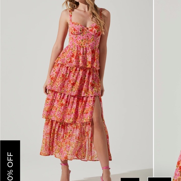 Astr Dresses & Skirts - “midsummer floral tiered maxi dress”
